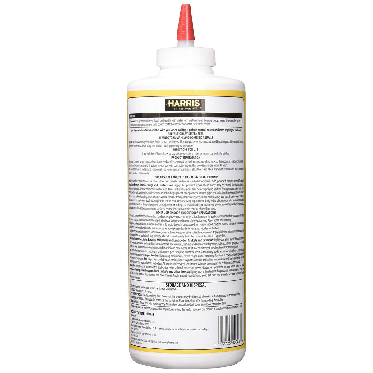 Harris Bed Bug Powder, specially curated by Curat Cart, offers effective pest control with detailed usage instructions for premium quality.