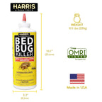 Harris Bed Bug Powder in official packaging, effective and long-lasting for pest control. Available at Curat Cart.