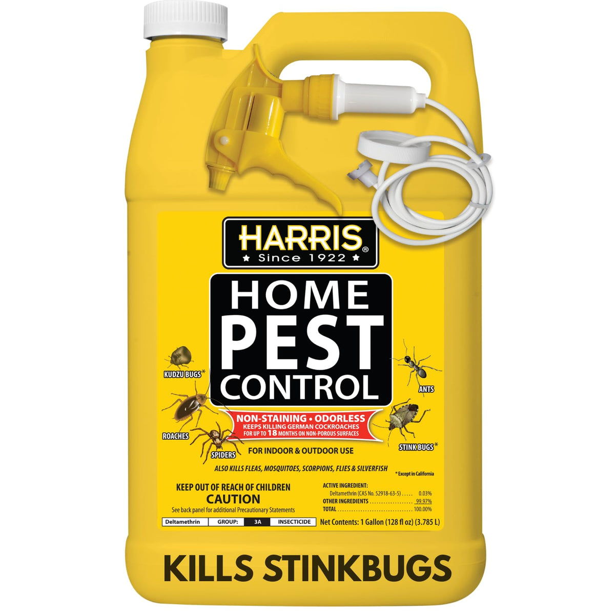 Harris Home Insect Killer, a premium imported pest control solution from Curat Cart, effectively eliminates unwanted insects indoors and outdoors.