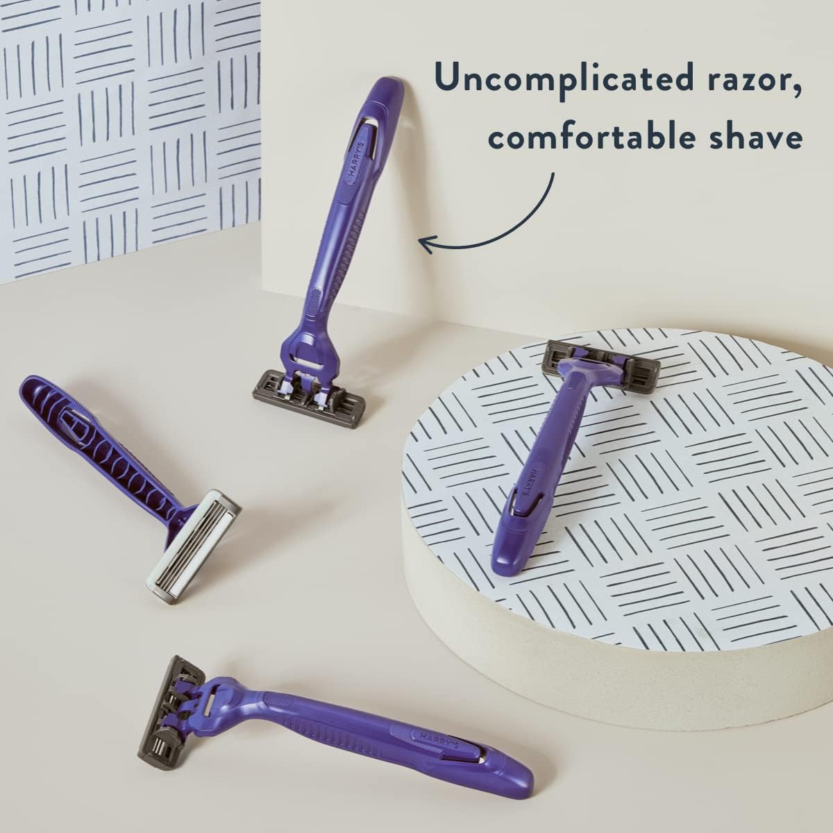 Harry's Disposable Razors for Men, offering a comfortable shave. Order online for delivery. Available now!