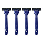 Harry's Disposable Razors for Men in original packaging. Set of four quality razors designed for a smooth, close shave.