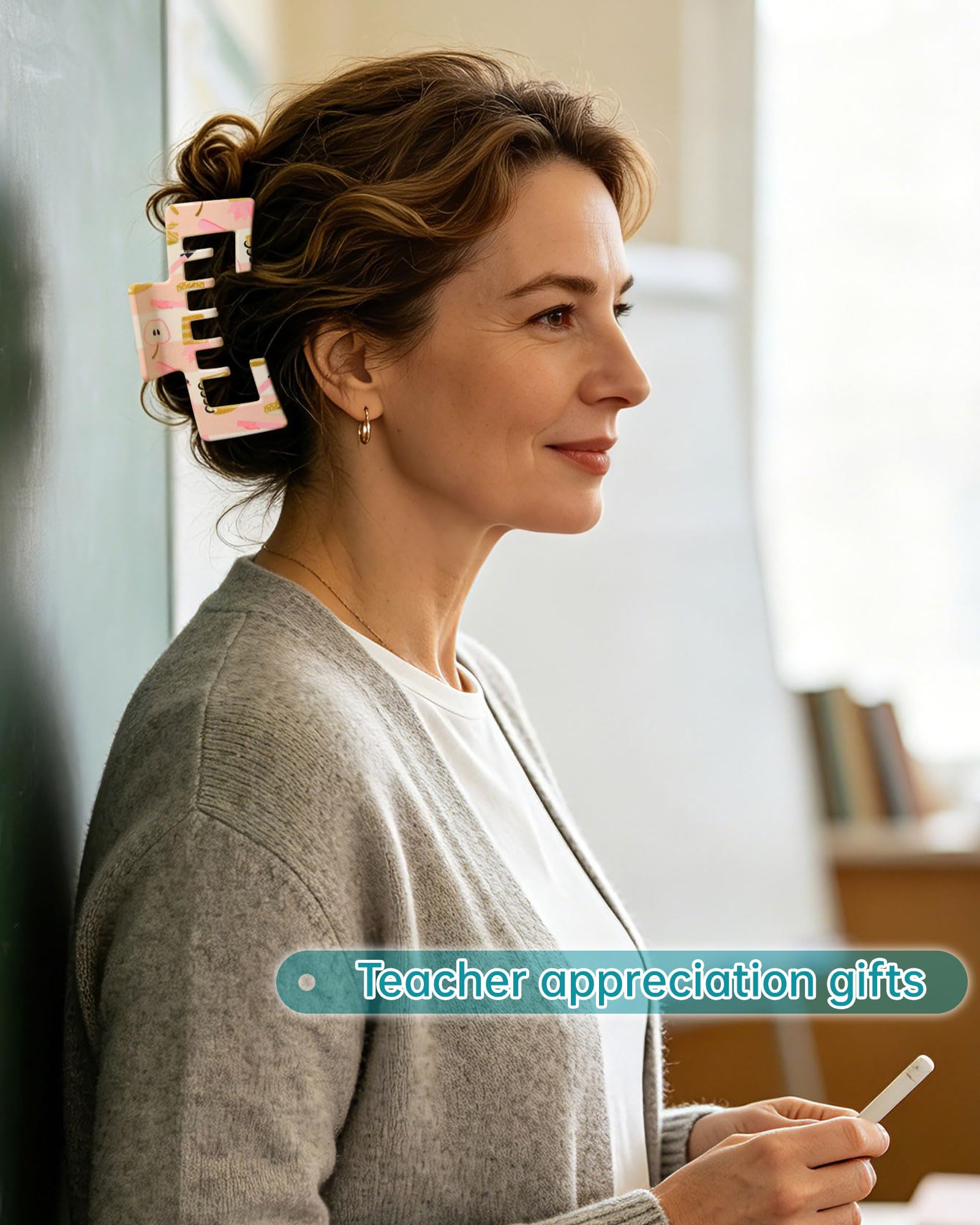 Stylish Hat-Friendly Claw Clips designed for baseball caps, perfect for easy hair management and gifting.