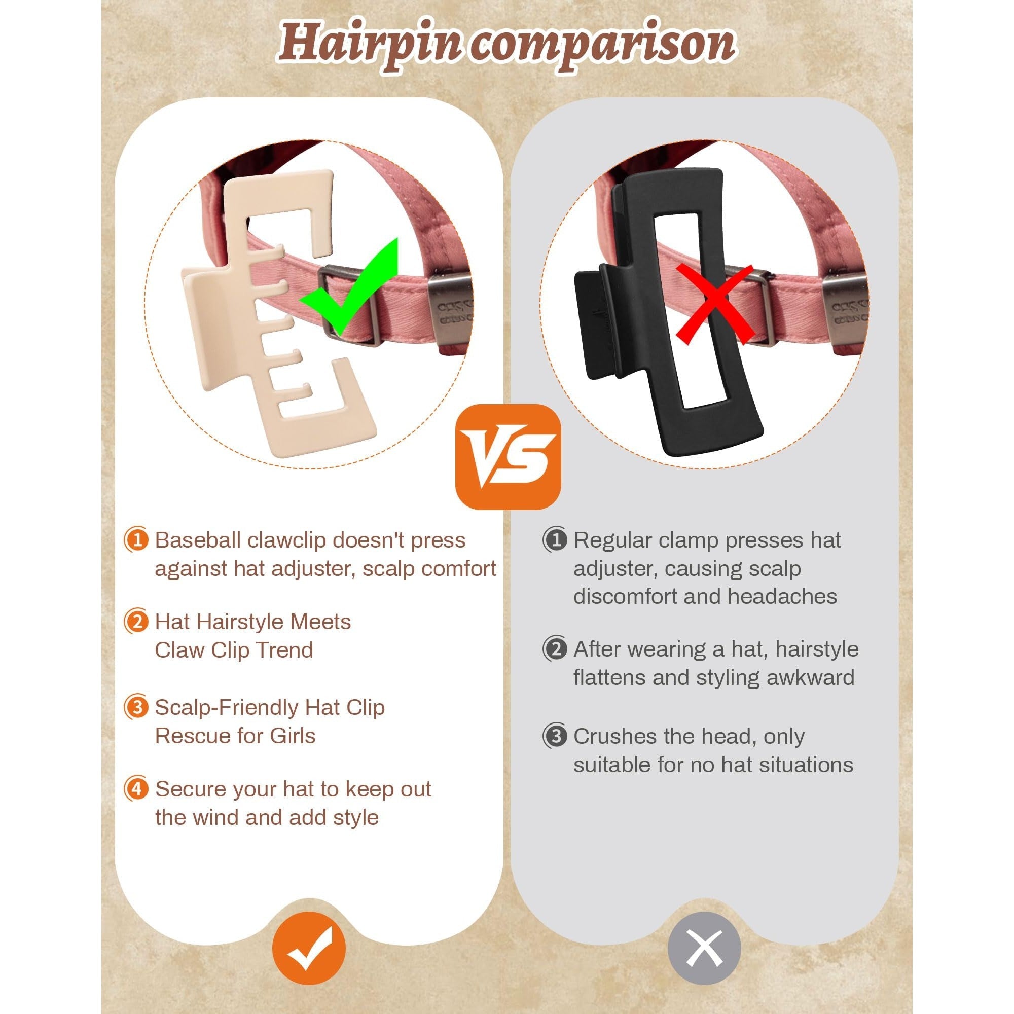 Compare hat-friendly claw clips for comfort and styling. Secure your hat look; order online today for instant availability.