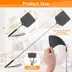 HDAJY Telescopic Fly Swatter features high-quality bendable material, ensuring durability. Available at Curat Cart.