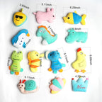 Premium imported soft dog squeaky toys featuring colorful designs and textures, available at Curat Cart for your furry friend.