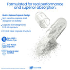 HealthFare Magnesium Glycinate capsules offer superior absorption, exclusively curated by Curat Cart for optimal health benefits.