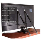 Heavy Duty Metal Anti Tip Straps ensure safety and stability for your TV. Available in India at Curat Cart, 100% authentic products.