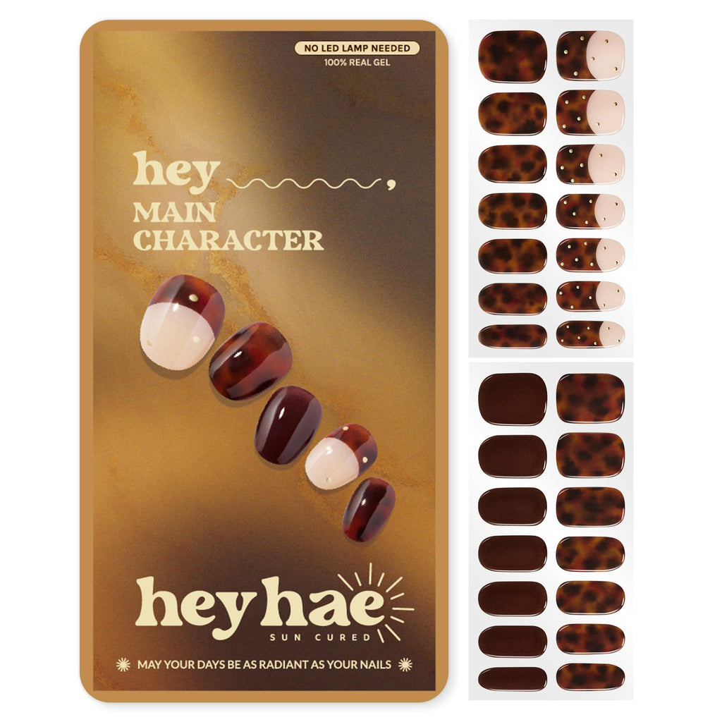 Heyhae Semi Cured Gel Nail Strips offer premium imported quality for stunning nails. Available at Curat Cart, elevate your nail game today.