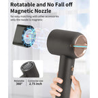Experience the premium imported High Speed Hair Dryer with a rotatable magnetic nozzle, available at Curat Cart. Perfect for effortless styling.