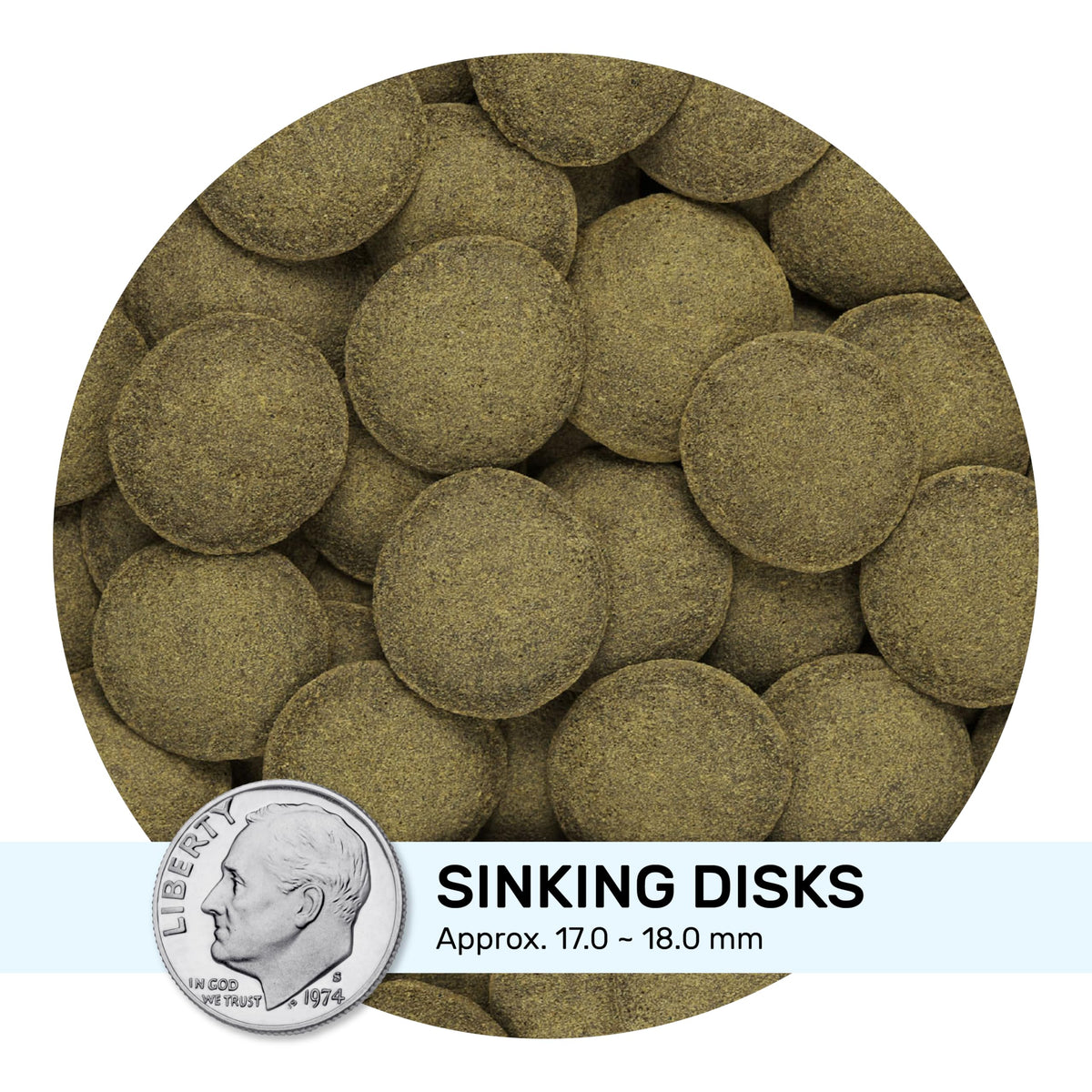 Hikari Algae Wafers are 100% authentic sinking wafers, available in India at Curat Cart, perfect for aquatic pets.