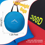 Premium imported Himal Outdoors Cornhole Board Set featuring lightweight, durable bags made with 300D polyester at Curat Cart.