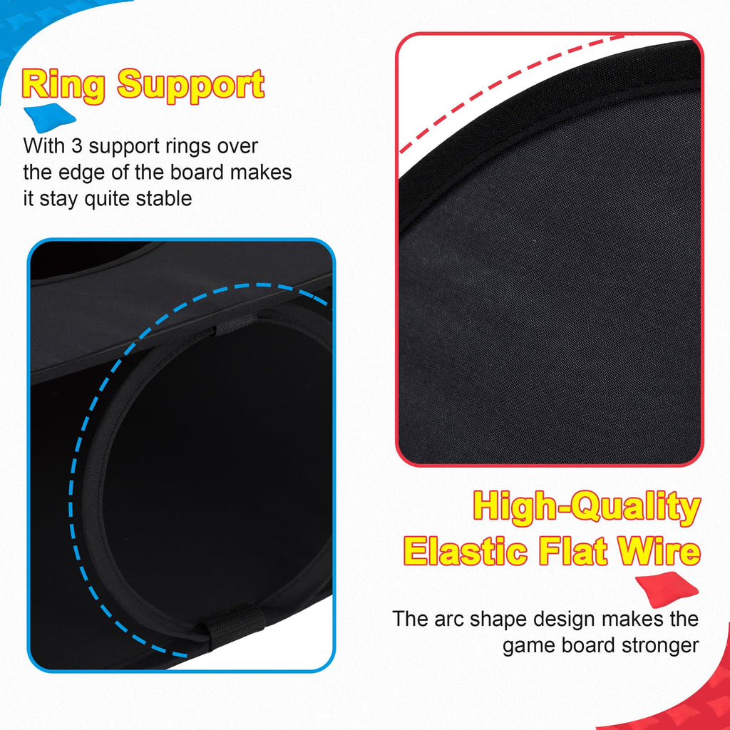 Discover the Himal Outdoors Cornhole Board Set, featuring a sturdy ring support system for enhanced stability. Exclusively at Curat Cart.