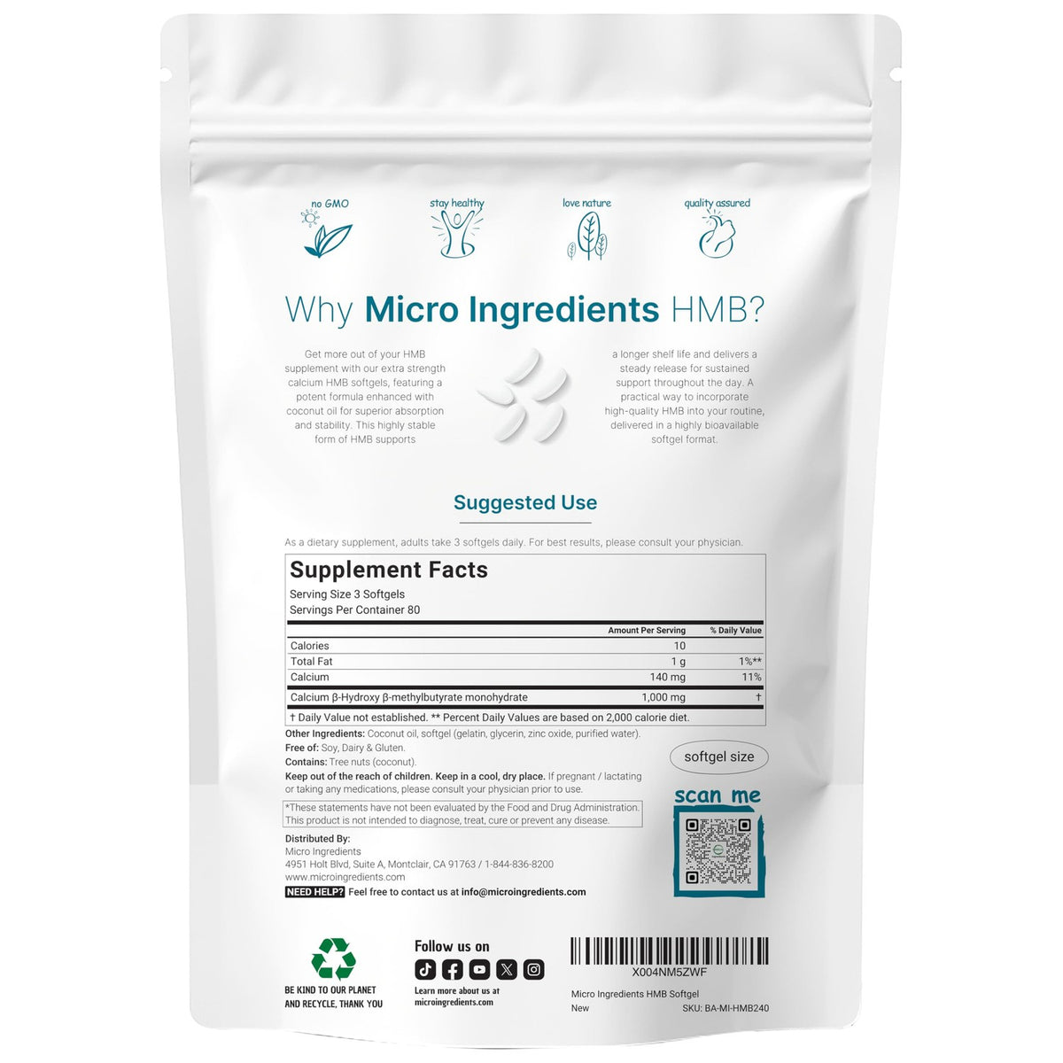 Premium HMB Supplements for Muscle Recovery, 100% Authentic and available in India at Curat Cart. Quality assured for optimal results.