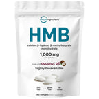 HMB Supplements for Muscle Recovery, premium import with coconut oil for enhanced absorption, available at Curat Cart.