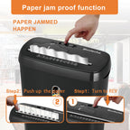 Woolsche Paper Shredder features a paper jam proof function, ensuring 100% authenticity. Available at Curat Cart in India.