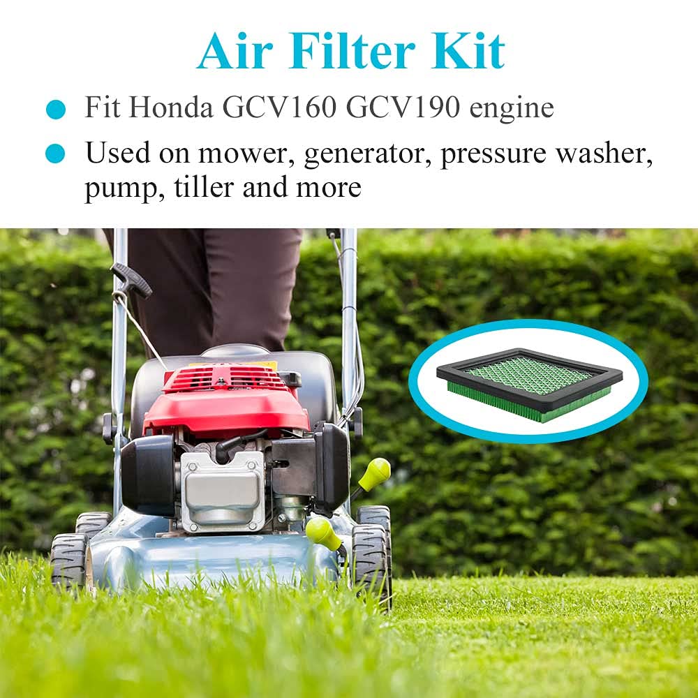 HOODELL Air Filter Tune Up Kit, 100% Authentic, fits Honda GCV160/GCV190 engine. Available in India at Curat Cart.