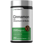 Horbäach Cinnamon with Chromium & Biotin offers 250 vegetarian capsules, a premium imported supplement available at Curat Cart.