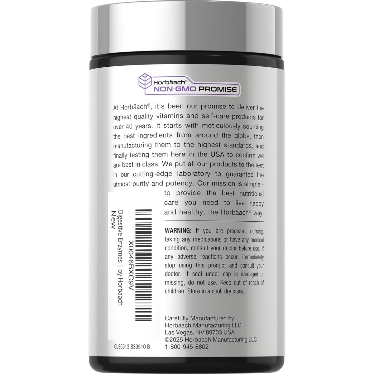 Horbäach Essential Digestive Enzymes in official packaging, ensuring high-quality ingredients for digestive health, available at Curat Cart.