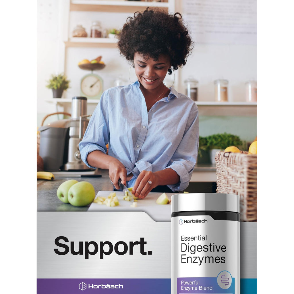 Discover Horbäach Essential Digestive Enzymes, a premium import for digestive support, available at Curat Cart.