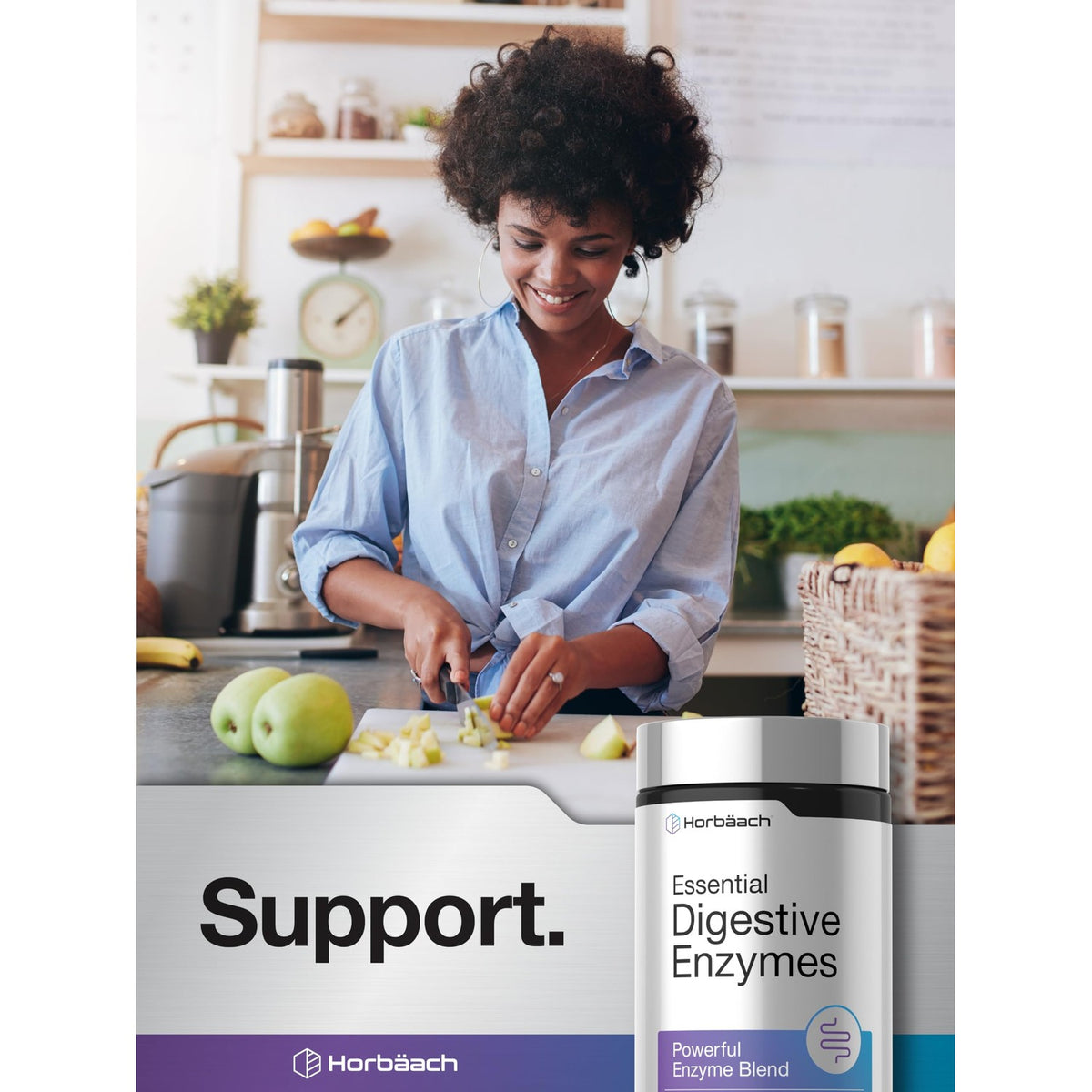 Discover Horbäach Essential Digestive Enzymes, a premium import for digestive support, available at Curat Cart.