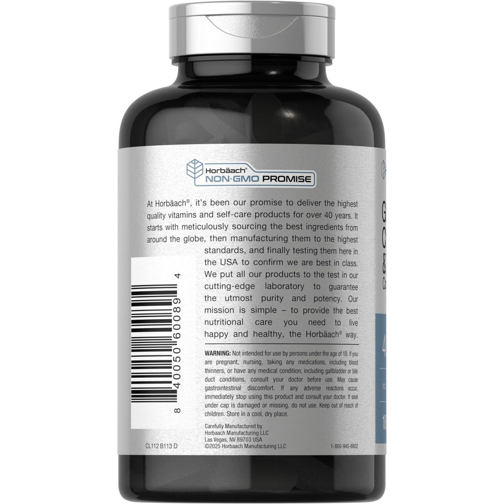 Horbäach Glucosamine Chondroitin MSM in official packaging, ensuring high-quality ingredients for joint health. Available at Curat Cart.