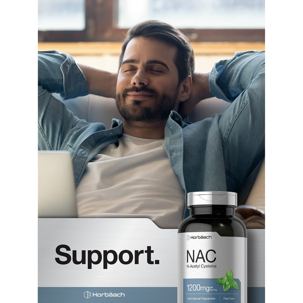 Discover premium imported Horbäach NAC N-Acetyl Cysteine supplement for optimal support, available at Curat Cart.