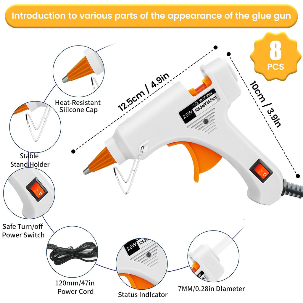 Discover the Hot Glue Gun Kit from Curat Cart, perfect for crafting and repairs. Enhance your projects with ease and precision.
