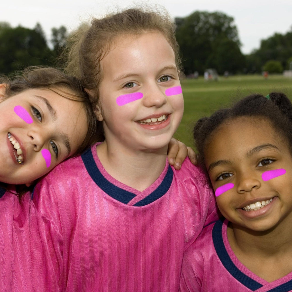 Bright Hot Pink Baseball Eye Black Stick enhances game day look. 100% Authentic, available at Curat Cart in India.