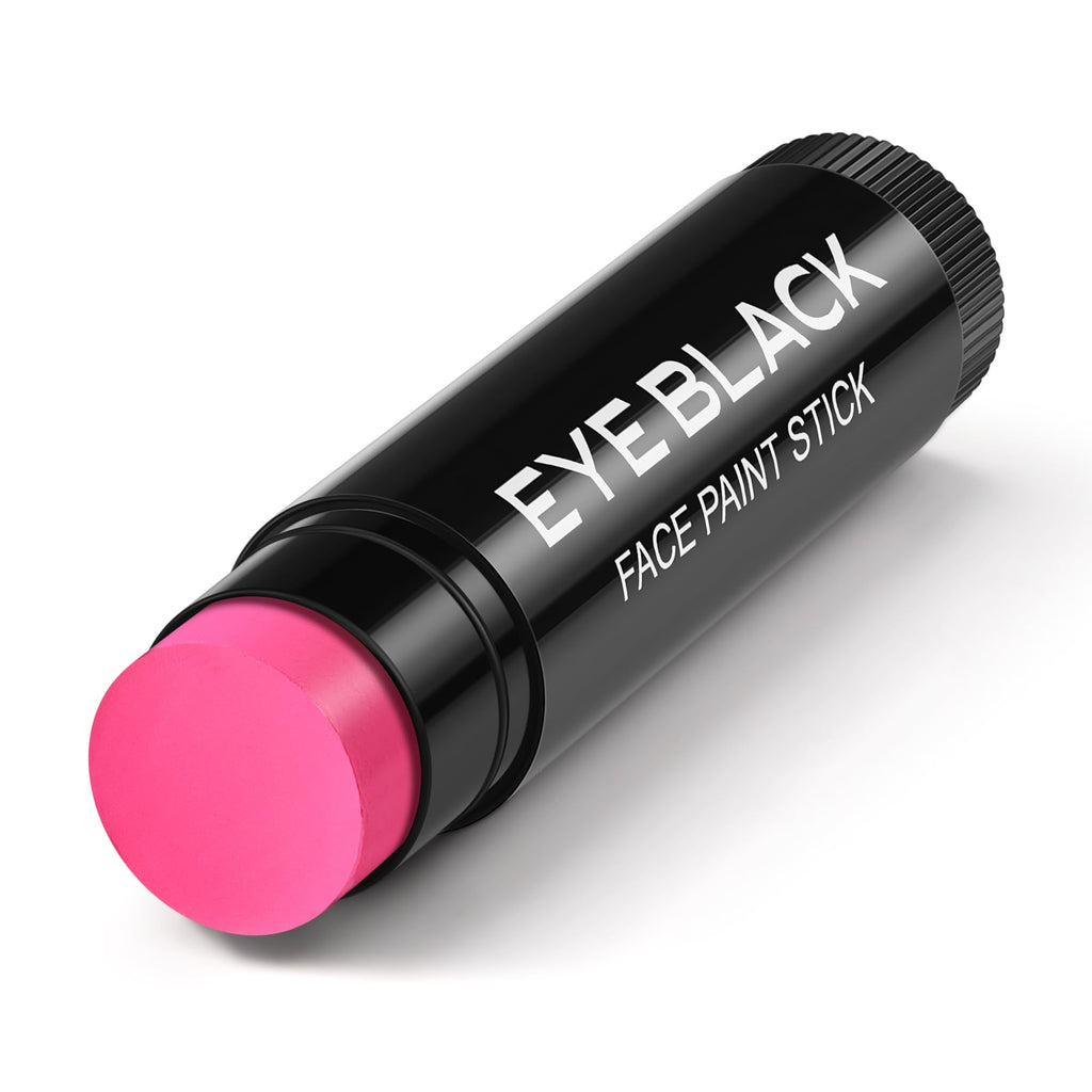 High-quality hot pink baseball eye black stick in official packaging, perfect for vibrant face paint at Curat Cart.