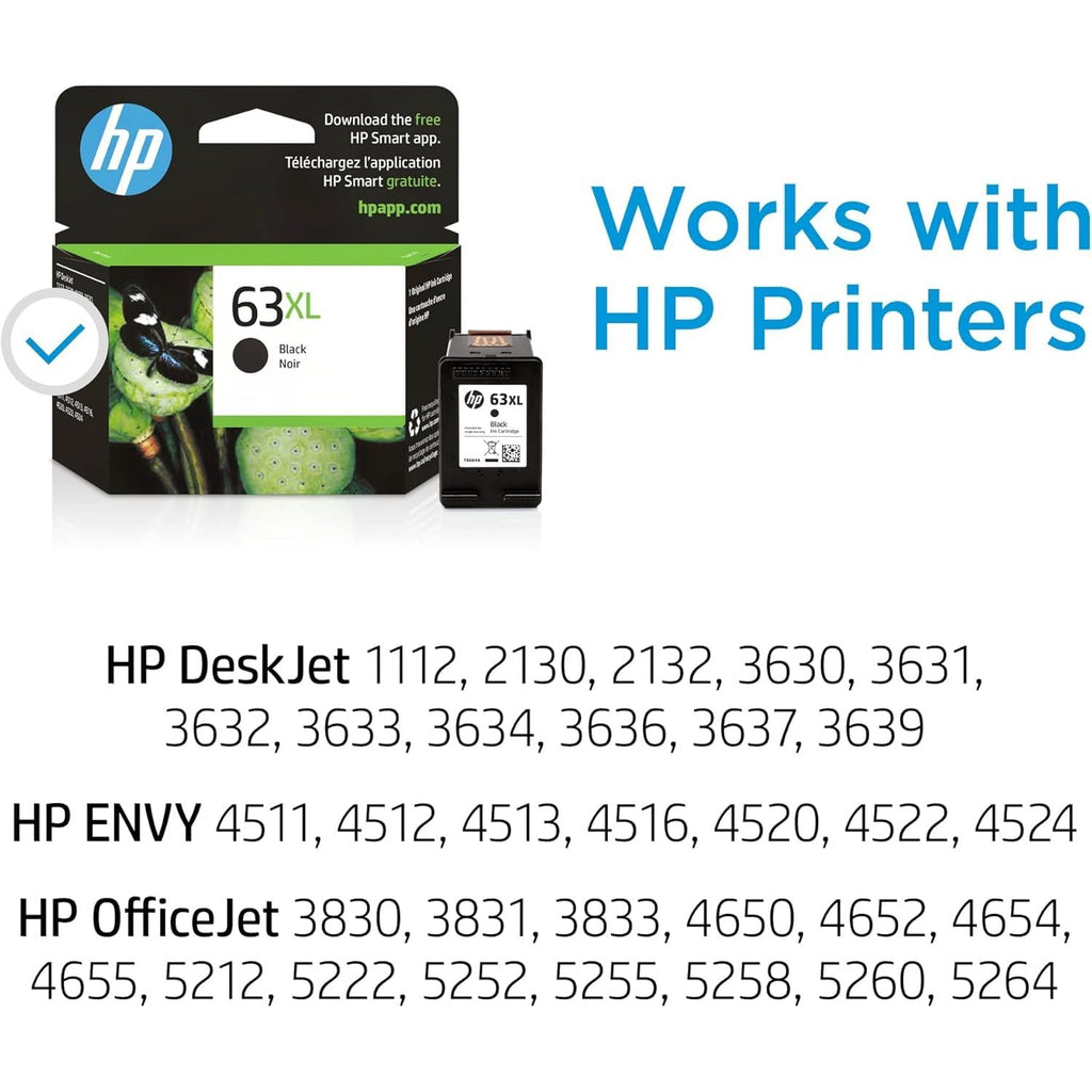HP 63XL Ink Bundle ensures 100% authentic printing quality. Available in India at Curat Cart for reliable performance.