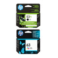Premium imported HP 63XL Ink Bundle offers vibrant color and black ink for superior printing quality. Available at Curat Cart.