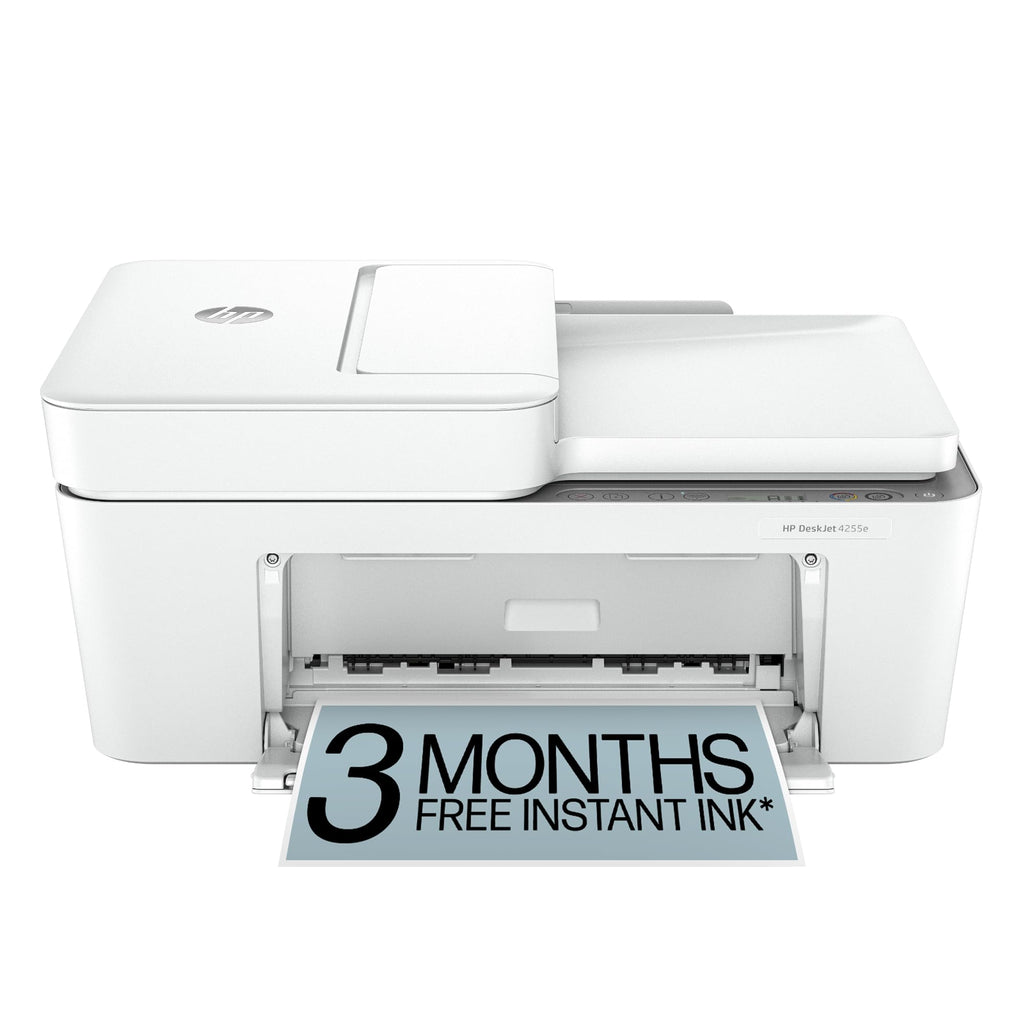 Experience premium printing with the HP DeskJet 4255e Wireless Printer, now available at Curat Cart with 3 months free instant ink.