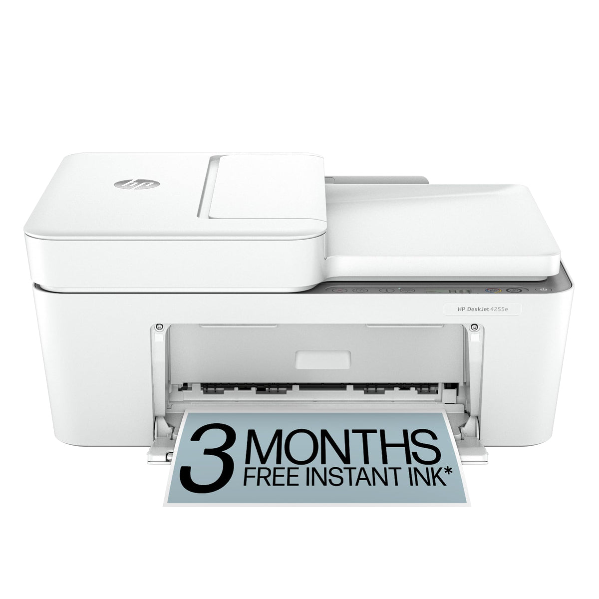 Experience premium printing with the HP DeskJet 4255e Wireless Printer, now available at Curat Cart with 3 months free instant ink.