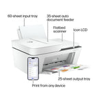 Experience effortless printing with the HP DeskJet 4255e Wireless Printer, featuring a flatbed scanner and mobile connectivity. Perfect for daily use. Available at Curat Cart.