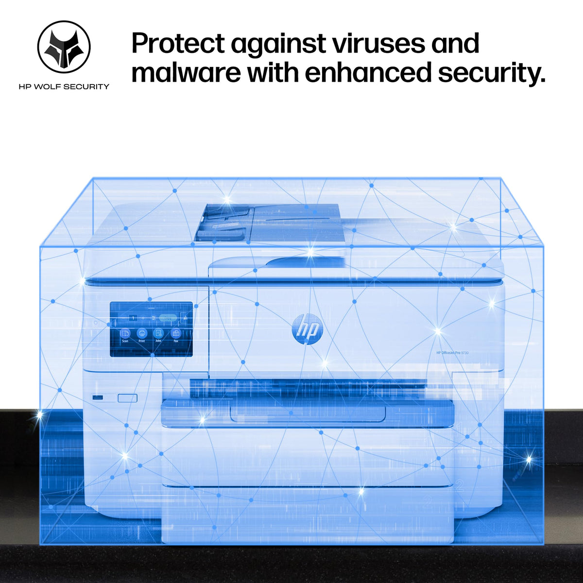 Discover the premium imported HP OfficeJet Pro All-in-One Printer with enhanced security features, available at Curat Cart.