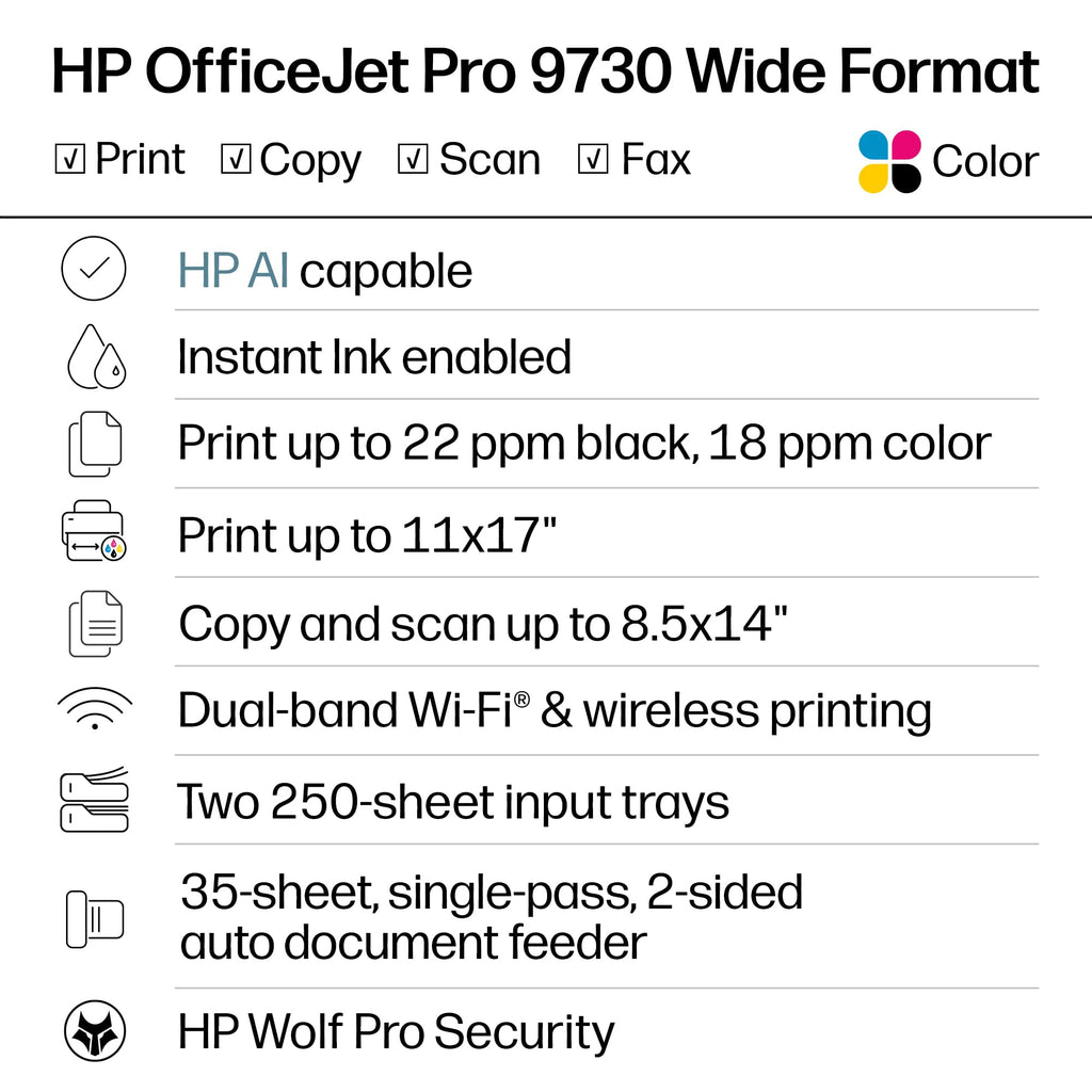 HP OfficeJet Pro All-in-One Printer offers print, copy, scan, and fax functionalities. 100% Authentic, available at Curat Cart in India.