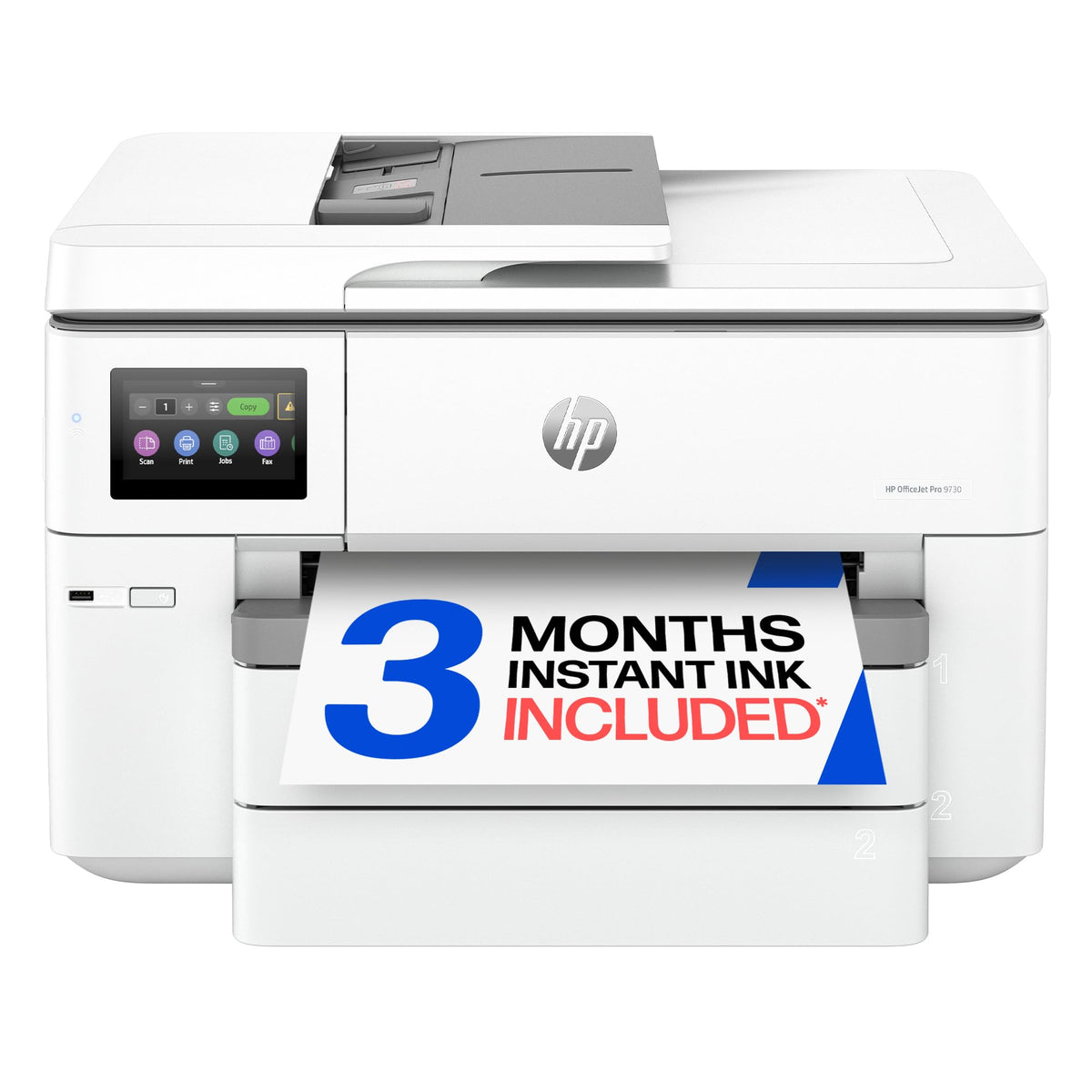 Experience premium performance with the HP OfficeJet Pro All-in-One Printer, featuring 3 months of instant ink included. Available at Curat Cart.