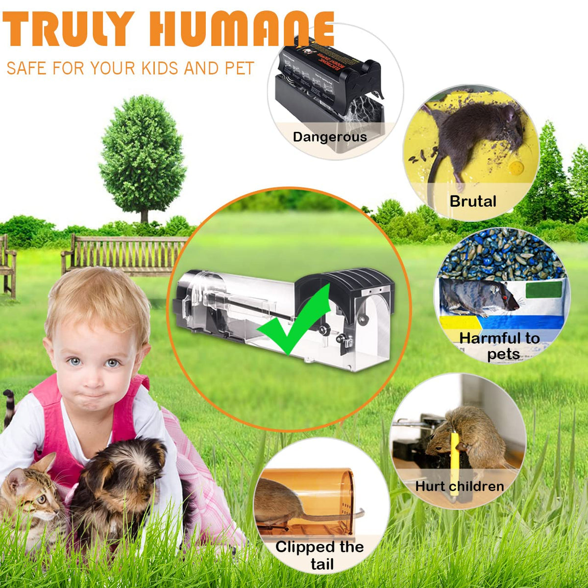 Discover the humane mouse traps available at Curat Cart, ensuring safety for kids and pets. 100% Authentic, available in India.