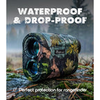 Upgrade your golfing and archery experience with this waterproof and drop-proof Laser Rangefinder, perfect for outdoor enthusiasts from Curat Cart.