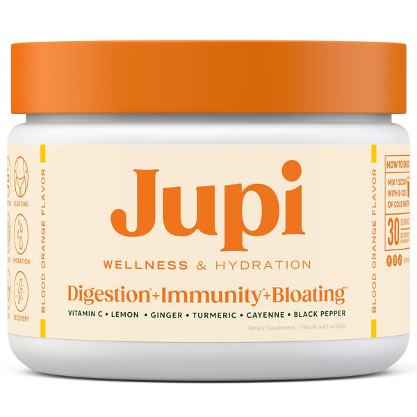 Hydration & Wellness Powder – Turmeric & Ginger shots, Vitamin C Supplement for Energy, Immune Support & Digestive Health – Vegan, Gluten-Free Drink Mix for Men & Women, Citrus Flavor 30 servings