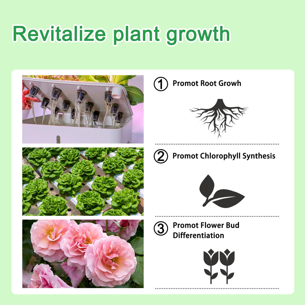 Enhance your plants with A&B Nutrients Hydroponic Plant Food for root growth, chlorophyll synthesis, and flower differentiation. 100% Authentic, available at Curat Cart.