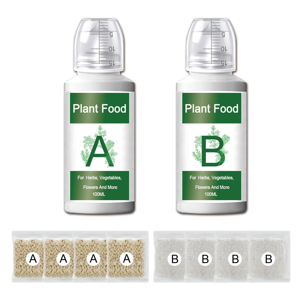 Premium imported A&B Nutrients Hydroponic Plant Food, ideal for herbs and vegetables, available at Curat Cart.