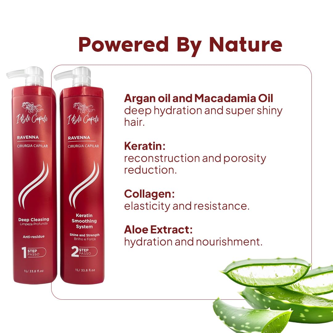 I Belli Capelli Ravenna Hair B-tox Treat revitalizes hair with natural oils, keratin, and collagen. Verified by CuratCart.