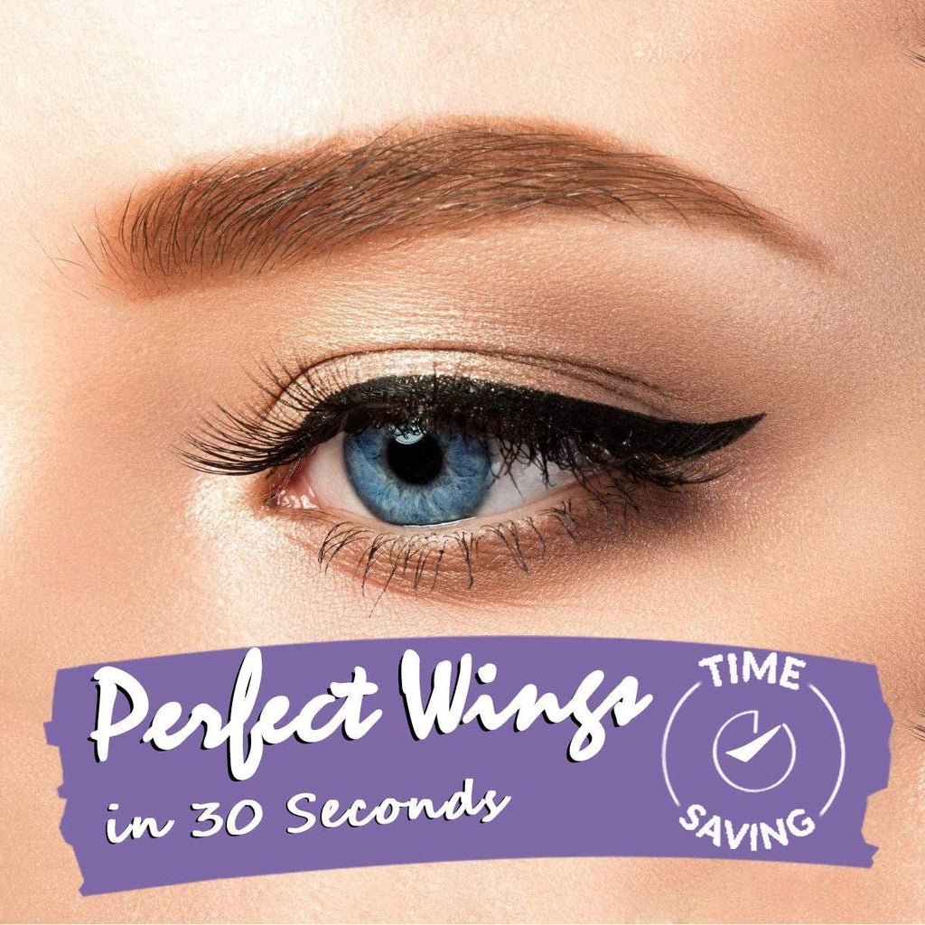 iMethod Winged Eyeliner Stamp offers stunning wings in seconds. Waterproof formula for all-day wear. Easy and time-saving application.