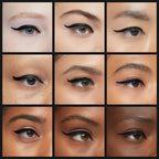 Explore stunning winged eyeliner looks, showcasing diverse models. Available in India. Order online now for flawless application!