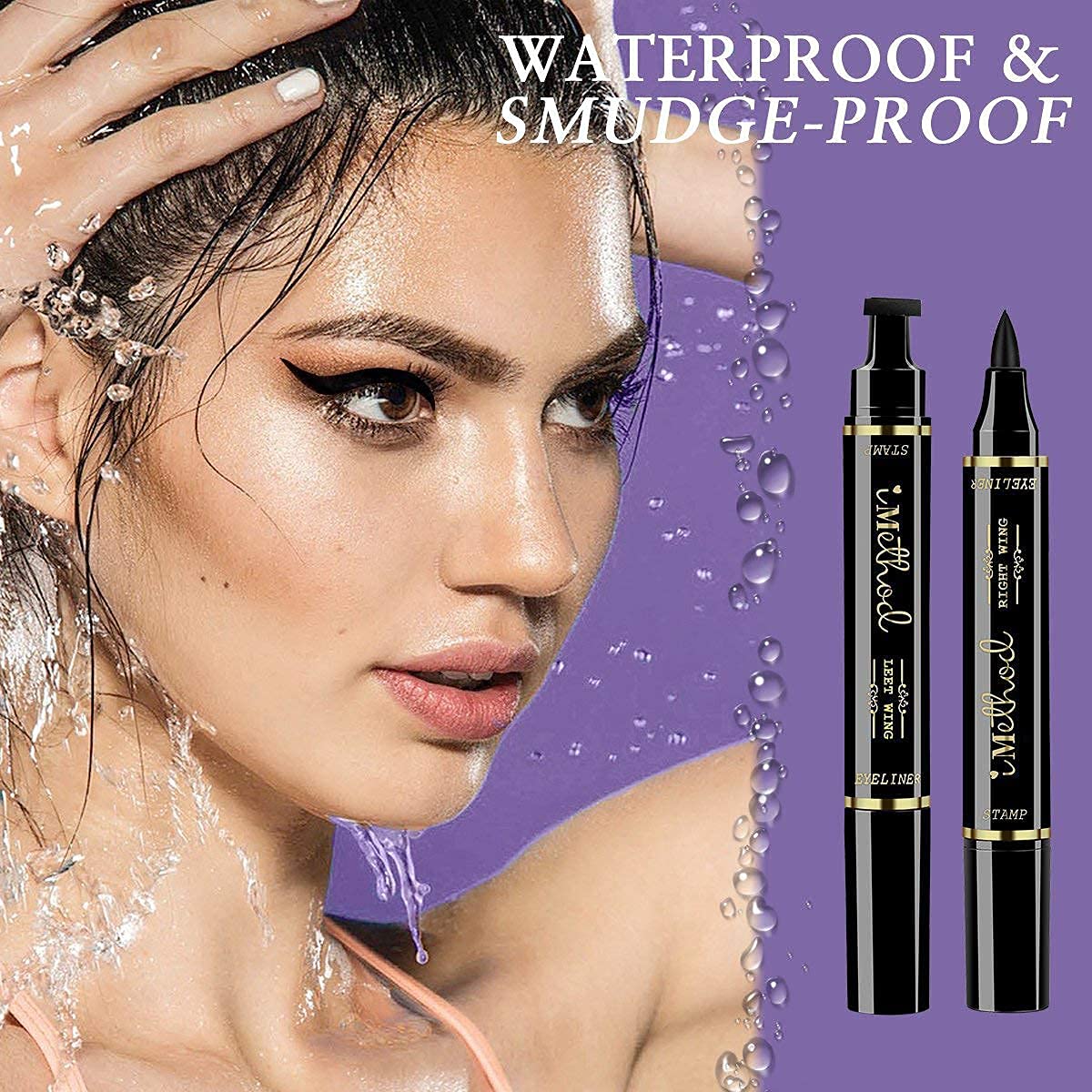 iMethod Winged Eyeliner Stamp: waterproof and smudge-proof eyeliner for flawless makeup application. Original packaging.