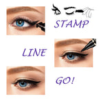 iMethod Winged Eyeliner Stamp offers a quick, waterproof solution for perfect winged eyeliner. Achieve authentic, bold looks effortlessly.