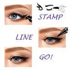 iMethod Winged Eyeliner Stamp for perfect winged looks. Waterproof, easy-to-use, ideal for quick, flawless application.