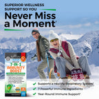 Advanced 7-in-1 Immune Support Supplement with Zinc in high-quality packaging, available at Curat Cart. Supports year-round immunity.