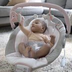 The Ingenuity Soothing Baby Bouncer offers comfort and entertainment for infants, available in India at Curat Cart. 100% Authentic.